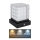 Globo - LED ljusreglerad bordslampa touch LED/2,5W/3,7V 2700K/4000K/6500K 1800 mAh USB svart