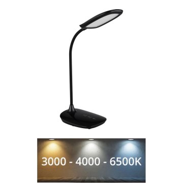 Globo - LED ljusreglerad bordslampa touch LED/9W/230V 3000K/4000K/6500K CRI 90 svart