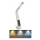 Globo - LED ljusreglerad bordslampa touch med en display LED/6,5W/230V 3000/4500/5800K vit