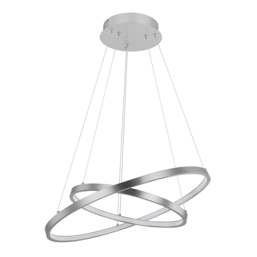 Globo - LED ljusreglerad ljuskrona på textilsladd 2xLED/21W/230V