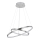 Globo - LED ljusreglerad ljuskrona på textilsladd 2xLED/21W/230V