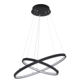 Globo - LED ljusreglerad ljuskrona på textilsladd 2xLED/21W/230V