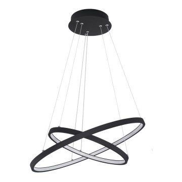 Globo - LED ljusreglerad ljuskrona på textilsladd 2xLED/21W/230V