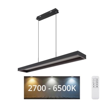 Globo - LED ljusreglerad ljuskrona på textilsladd LED/70W/230V 2700-6500K + fjärrkontroll