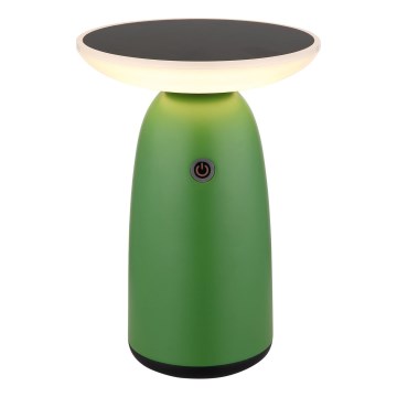 Globo - LED Ljusreglerad solcell beröring lampa LED/10W/3,7V IP54 grön