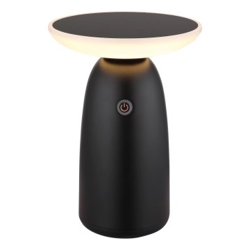 Globo - LED Ljusreglerad solcell beröring lampa LED/10W/3,7V IP54 svart
