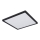 Globo - LED ljusreglerad taklampa till badrum LED/18W/230V 29,4x29,4 cm IP44 svart