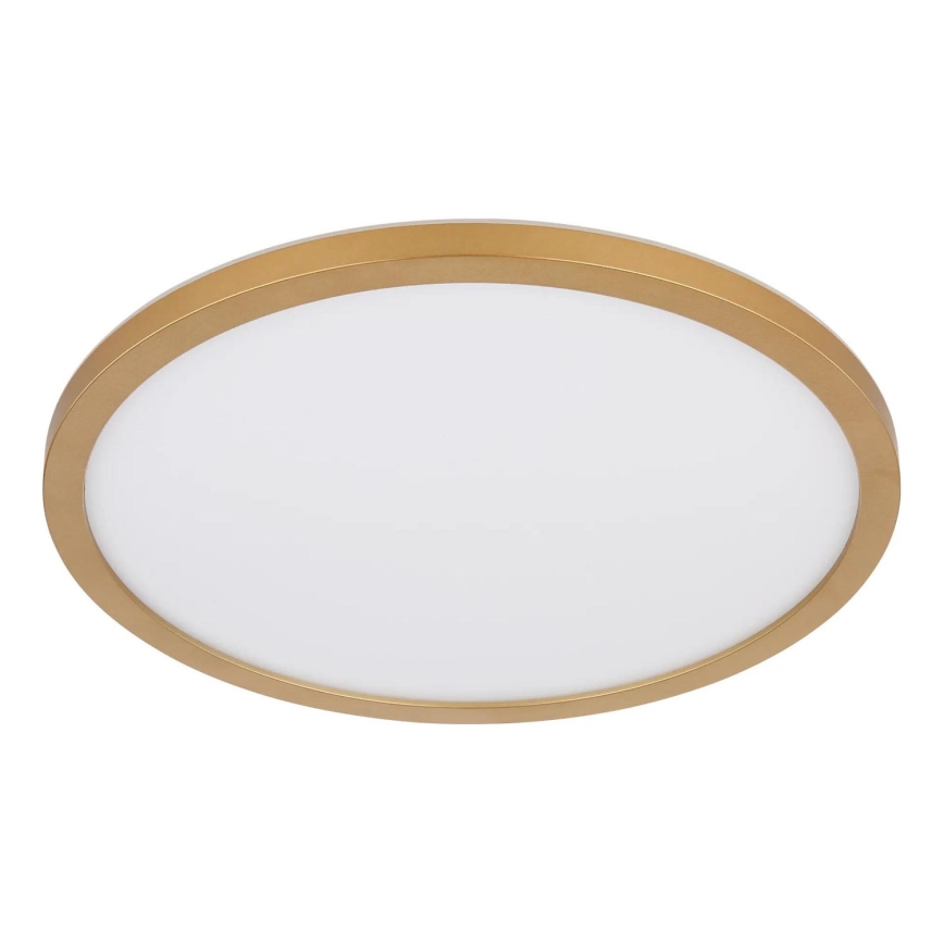 Globo - LED ljusreglerad taklampa till badrum LED/18W/230V 3000K IP44 diameter 29,4 cm mässing