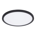 Globo - LED ljusreglerad taklampa till badrum LED/18W/230V diameter 29,4 cm IP44 svart