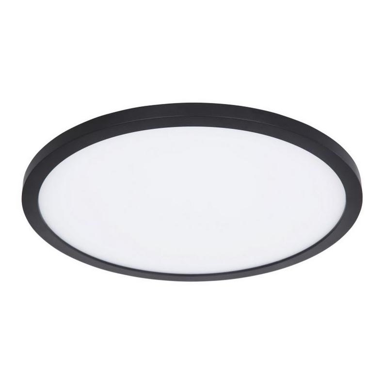 Globo - LED ljusreglerad taklampa till badrum LED/18W/230V diameter 29,4 cm IP44 svart