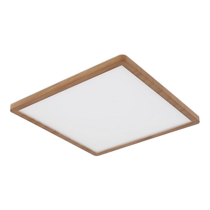 Globo - LED ljusreglerad taklampa till badrum LED/24W/230V 42x42 cm IP44 brun