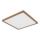 Globo - LED ljusreglerad taklampa till badrum LED/24W/230V 42x42 cm IP44 brun