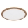 Globo - LED ljusreglerad taklampa till badrum LED/24W/230V diameter 42 cm IP44 brun