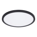 Globo - LED ljusreglerad taklampa till badrum LED/24W/230V diameter 42 cm IP44 svart