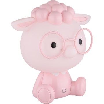 Globo - LED Ljusreglerad uppladdningsbar barns natt små lampor LED/1W/5V 500 mAh rosa