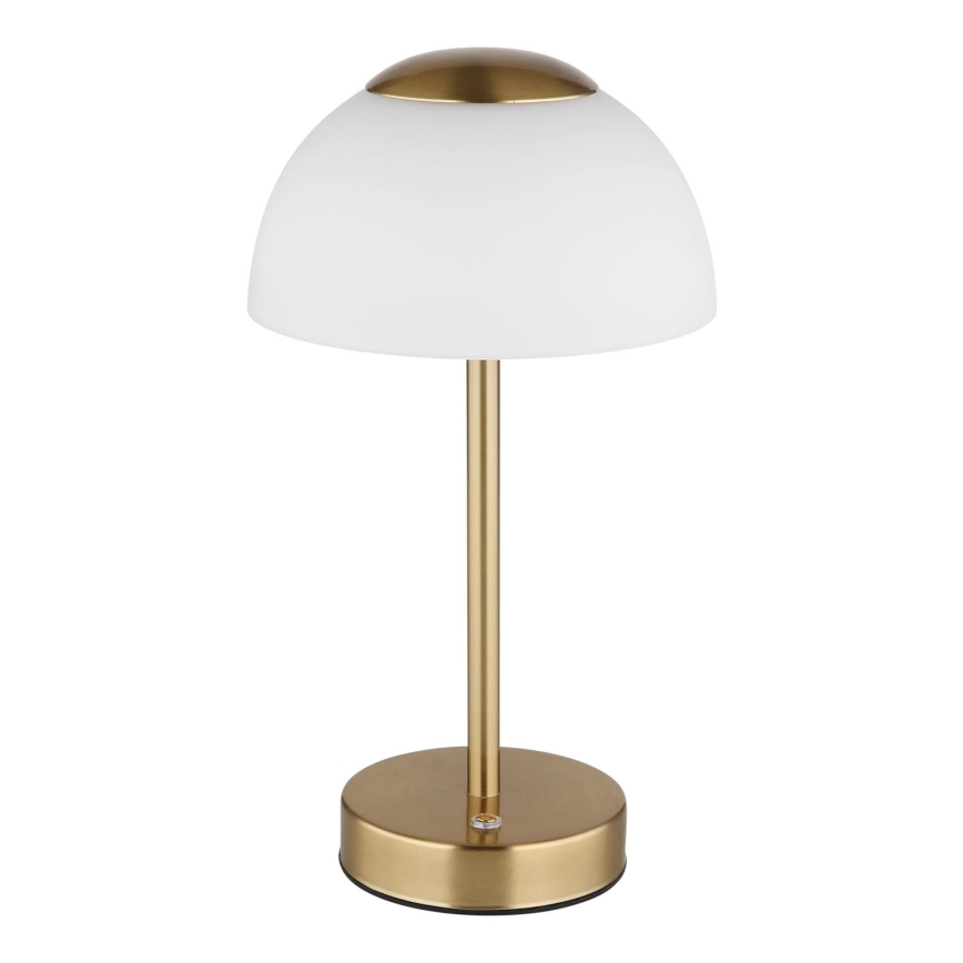 Globo - LED Ljusreglerad uppladdningsbar bordslampa LED/2,5W/5V 1800mAh 2700K/4000K/6500K mässing