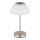 Globo - LED Ljusreglerad uppladdningsbar bordslampa LED/2,5W/5V 1800mAh 2700K/4000K/6500K matt krom