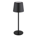 Globo - LED Ljusreglerad utomhus beröring bordslampa LED/2W/5V 3000/4000/6000K 2200 mAh IP44 svart