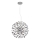 Globo - LED-pendel med vajerupphängning 8xG9/3,5W/230V polerad krom