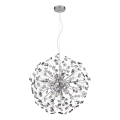 Globo - LED-pendel på vajer 9xG9/3,5W/230V blank krom