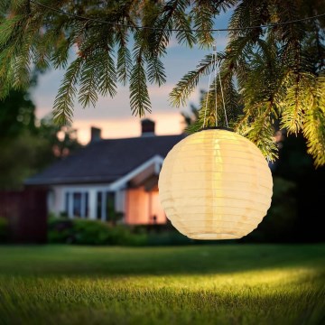 Globo - LED Pendellampa med solceller LED/0,5W/3V IP44 beige