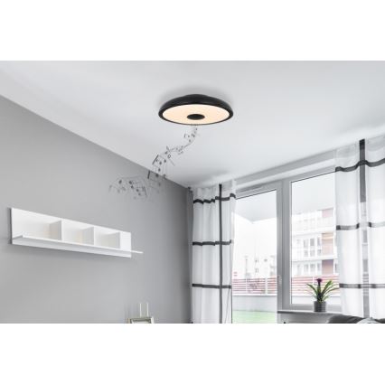 Globo - LED RGBW Dimbar badrumsbelysning med en högtalare LED/18W/230V 3000-6500K IP44 + fjärrkontroll