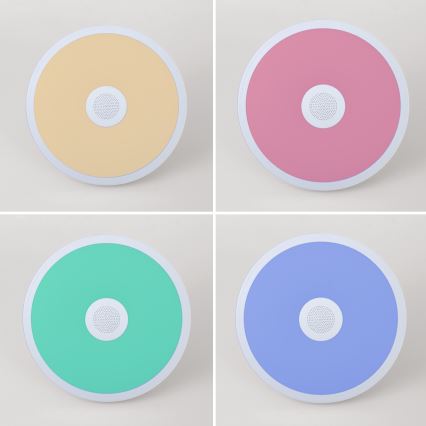 Globo - LED RGBW Dimbar badrumsbelysning med en högtalare LED/18W/230V 3000-6500K IP44 + fjärrkontroll