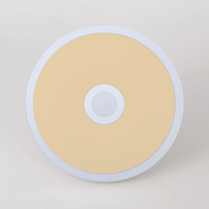 Globo - LED RGBW Dimbar badrumsbelysning med en högtalare LED/18W/230V 3000-6500K IP44 + fjärrkontroll