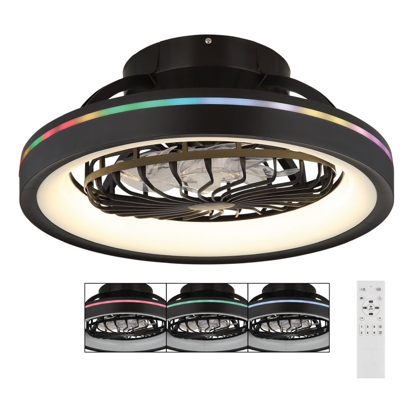 Globo - LED RGB Ljusreglerad tak fläkt LED/40W/230V 2700-6500K + fjärrkontroll
