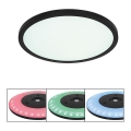 Globo - LED RGB Ljusreglerad vägglampa för badrum LED/18W/230V 3000-6000K + fjärrkontroll IP44 svart