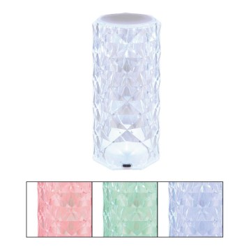 Globo - LED RGB Uppladdningsbar touchbordsljuslampa LED/0,6W/3,7V 500mAh