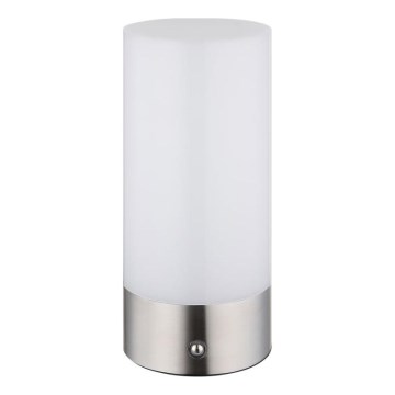 Globo - LED RGBW Dimbart touch-utomhusbordslampa LED/1,8W/5V 1500 mAh IP44 matt krom