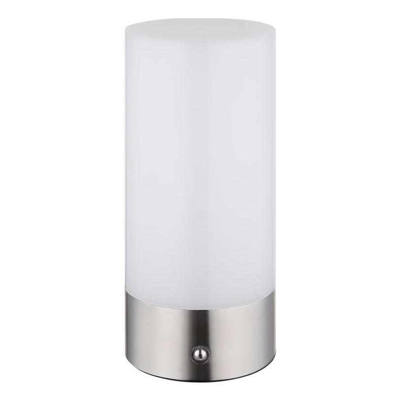 Globo - LED RGBW Dimbart touch-utomhusbordslampa LED/1,8W/5V 1500 mAh IP44 matt krom