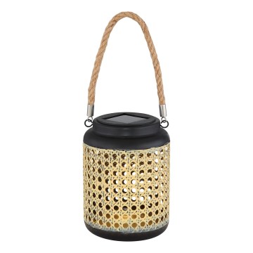 Globo - LED solcellsbelysning LED/0,06W/3V 3000K IP44 bambu