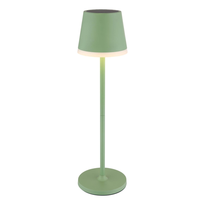 Globo - LED Solcellsbelysning LED/0,06W/3V 3000K IP44 grön