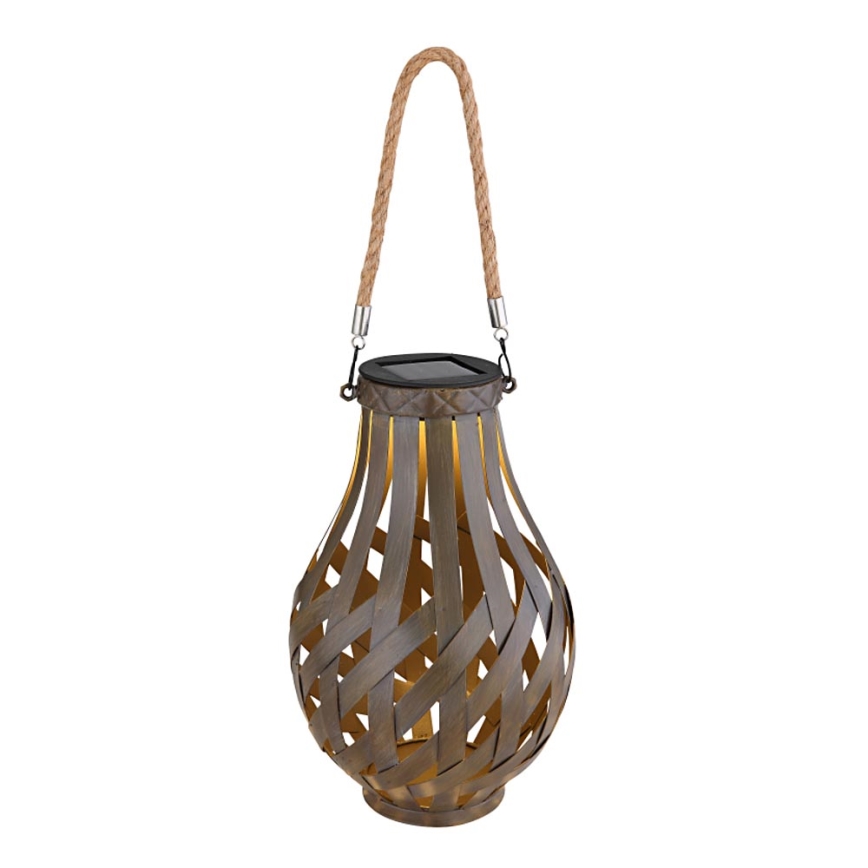 Globo - LED solcellsbelysning LED/0,06W/3V IP44 Bambu