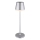 Globo - LED Solcellsbelysning LED/0,6W/3V 3000K IP44 1200 mAh matt krom