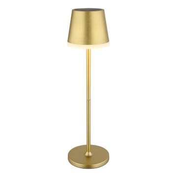 Globo - LED Solcellsbelysning LED/0,6W/3V 3000K IP44 guld