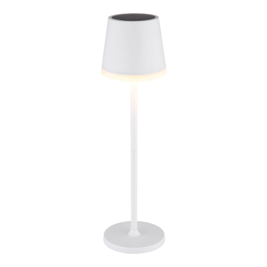 Globo - LED solcellsbelysning LED/0,6W/3V 3000K IP44 vit