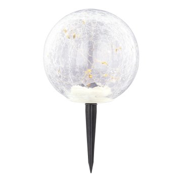 Globo - LED solcellslampa 15xLED/0,06W/3,2V diameter 15 cm IP44