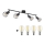 Globo - LED spotlampa 4xE14/6W/230V svart