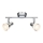 Globo - LED spotlight 2xLED/4W/230V skinande krom