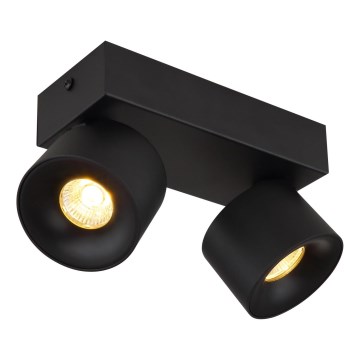 Globo - LED spotlight 2xLED/6W/230V svart