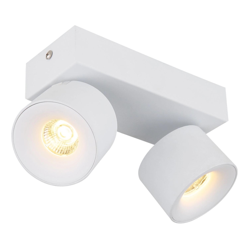 Globo - LED spotlight 2xLED/6W/230V vit