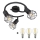 Globo - LED spotlight 3xE14/6W/230V svart