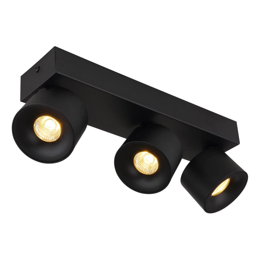 Globo - LED spotlight 3xLED/6W/230V svart