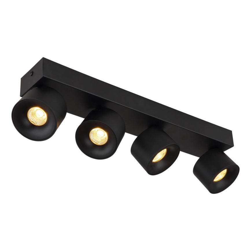 Globo - LED spotlight 4xLED/6W/230V svart