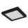 Globo  LED Taklampa LASSE LED/12W/230V 3000/4000/6500K svart