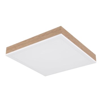 Globo - LED taklampa LED/12W/230V 30x30 cm brun