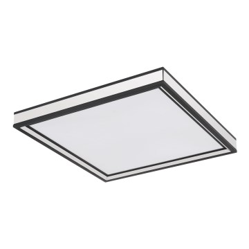 Globo - LED taklampa LED/12W/230V 30x30 cm svart/vit